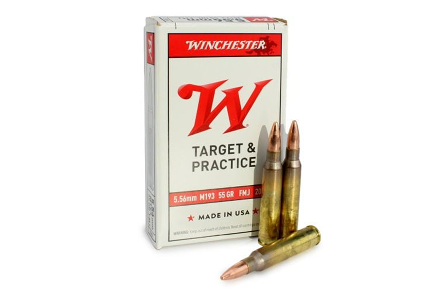 WINCHESTER AMMO 5.56mm 55 gr Full Metal Jacket Target And Practice 20/Box